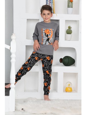 Kapitex 5153 Erkek Çocuk Uzun Kol Pijama Takımı