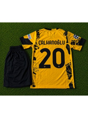 Candy Cup Inter 2025/26 Yeni Sezon Hakan Alternatif Çocuk Forması 2'li Set (Yellow)