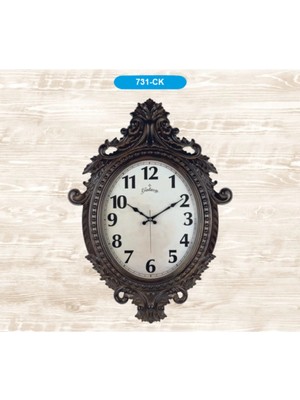 St. Morritz Duvar Saati Salon Exculusive Vintage Antika Duvar Saati    Pil Hediyelidir...