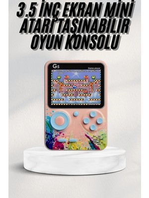 Ronanna Buğz 3 Inç Ekran 500 Oyunlu Game Box Mini Taşınabilir Oyun Konsolu
