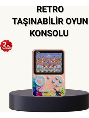 Ronanna Buğz 500 Klasik Oyunlu Retro Oyun Konsolu Taşınabilir ve Tv Bağlantılı
