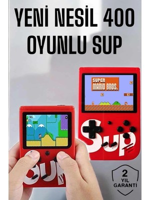 Ronanna Buğz Yeni Nesil Çocuklara Özel Sup 400 Oyunlu Mini El Konsolu