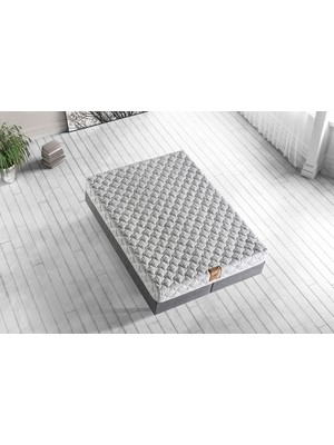 Tek Kişilik Lüks Ergonomik Visco(Yaysız) Yatak 90x180cm Niron Star
