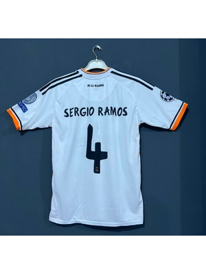 Candy Cup R.e.a.l M.a.d.r.i.d 2020/21 Sezonu Sergio Ramos Deplasman Forması  Beyaz