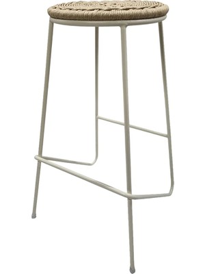 Stilera Bar Taburesi Rattan Krem