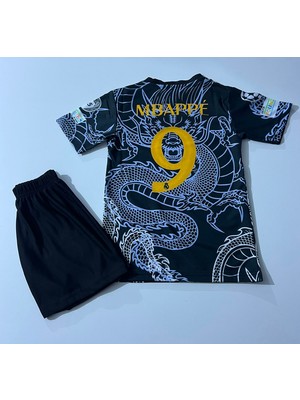 Candy Cup R.madridd Kylian Mbappe Dragon Desenli Yeni Sezon Çocuk Futbol Forması 2li Set H