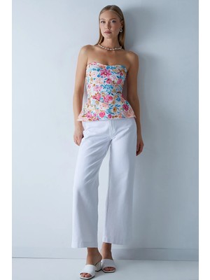 FullaModa Çift Düğmeli Gabardin Pantolon