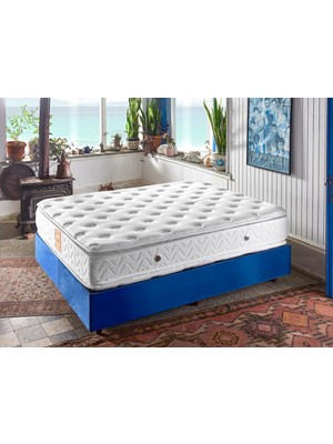 Dream Yatak 80x180 Tek Kişilik Çift Pedli Ekstra Lüks Yatak 34 cm Pamuklu Örme Kumaş
