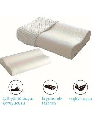 Ortopedik Visco Boyun Yastığı – Boyun Düzleşmesi Için Destekleyici ve Ergonomik Tasarım |