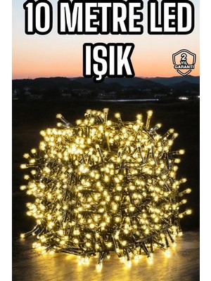 Ankaverse LED Işık 10 Metre Gün Işığı Parlak ve Doğal Ağaç Süsleme