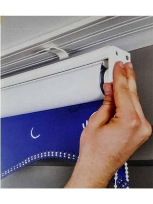 Stor Perde Montaj Aparatı 15 Adet Geniş 15 Adet Dar Toplam 30 Adet Bej