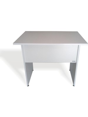Beyaz Sude Çalışma Ofis Masası 90X60X75H