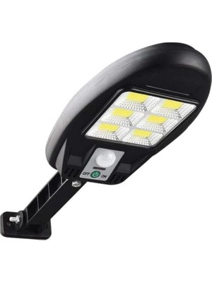 48 Cob Ledli Sensörlü Solar Sokak Lambası