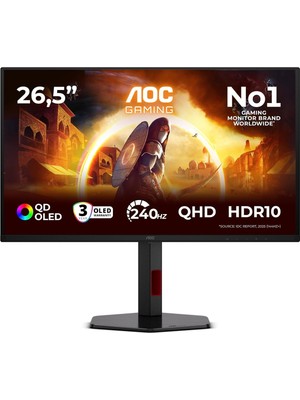 Q27G4ZDR 26.5″ 0.03MS 240Hz Qhd O-Led 2k Gaming Monitör