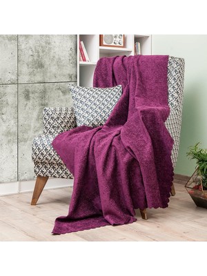 Koltuk Örtüsü Şönil Jakarlı Desen Kaymaz Çekyat Örtüsü ve Koltuk Şalı 175X215
