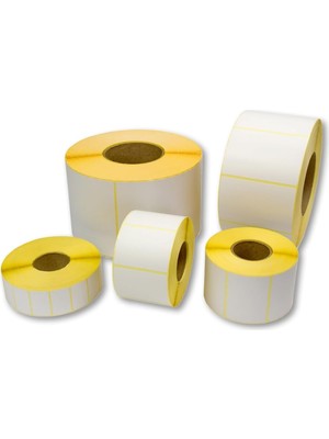 40X25 mm Termal Etiket, Barkod/adres/kargo Termal Etiketleri, Zebra ve Diğer Yazıcılarla Uyumlu