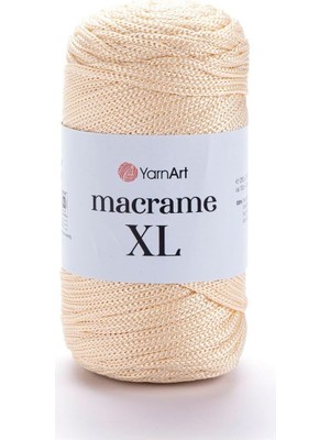 Art Macrame Xl - Makrome El Örgü Ipi Koyu KREM-165