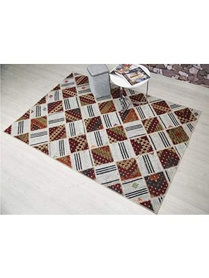 Patchwork El Dokuma Antik Anadolu Kilim Mosaic (300 x 400)
