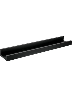 Pleksi Duvar Raf (Siyah, 40CM x 10CM)