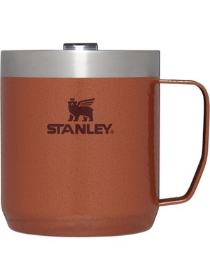 Stanley Classic Legendary Camp Mug Paslanmaz Çelik Termos Bardak, Kil Rengi (Hammertone Clay), 0.35