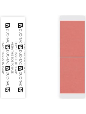 Walker Tape Duo-Tac™ Protez Saç Bandı Düz 1'' x 3'' (2,5cm x 7.5cm) 36 Adet