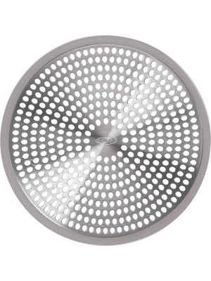 Oxo - Good Grips Paslanmaz Çelik Duş Gideri Süzgeci/kıl Süzgeci, 12 x 12 x 0,1 cm