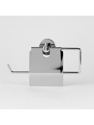 Kapalı Kağıt Havluluk Krom Gümüş Metal Duvara Monte Vidalı Banyo Tuvalet Mutfak Kağıt Havlu