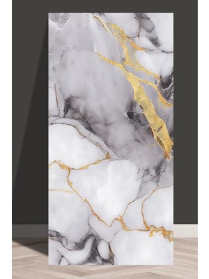 Tetik 10 Adet 60X30 Kendinden Yapışkanlı Pvc Duvar Paneli, Gri, 30 x 61, MR1401