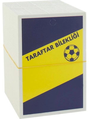 İlkyaz Fashion Taraftar Bileklik Kartı 200 Adet