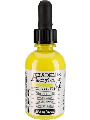 Kazan Hobi Schmincke Akademie Akrilik Mürekkep 50 ml Lemon Yellow