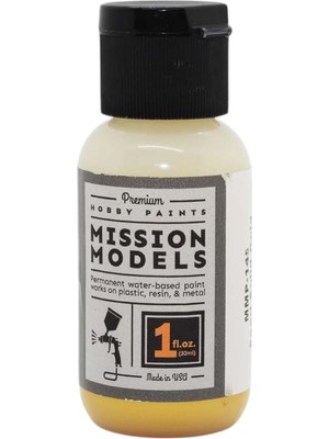 Kazan Hobi Mıssıon Models MMP-145 Inci Katı Altın Akrilik Boya 1oz (30ML)