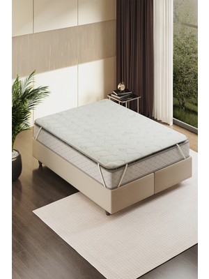 Mobpazar Yazlık-Kışlık Yatak Pedi, Çift Taraflı Kullanım Sense Cool Yatak Pedi, Serin Uyku 90X190 cm