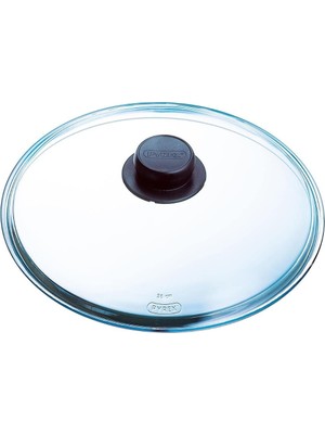 Pyrex 4937234 Tencere/tava Için Cam Kapak, 28 Cm, Şeffaf