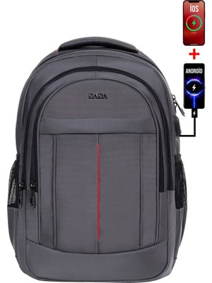 Case Club Günlük Okul Orta Okul-Lise Sırt Çantası Laptop Bölmeli 15.6 Inç Inç Su Geçirmez Kumaş Dada 01