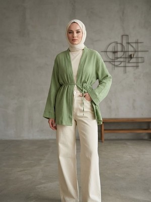 Miostil Müslin Kimono-Mint