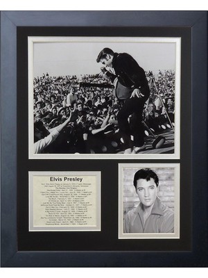 Asla Presley Live Çerçeveli Fotoğraf Kolajı 11 x 35 6 cm