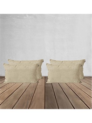 Goccia Home 4'lü Kırlent Kılıfı Dekoratif Bohem Soft Koltuk Sırt Hediyelik Punch Yapılabilir Çok Renkli