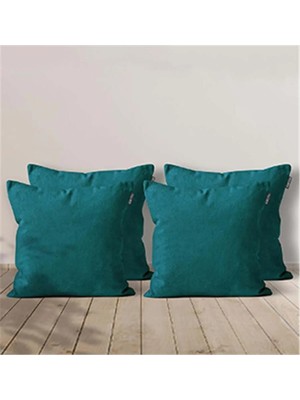 Goccia Home 4'lü Kırlent Kılıfı Dekoratif Bohem Soft Koltuk Sırt Hediyelik Punch Yapılabilir Çok Renkli