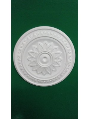 Pakpiyer Dekor Göbek Kartonpiyer Stropiyer Tavan Lamba Göbeği - Papatya 39 cm Küçük Papatya L