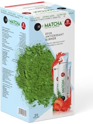 Sidelya Aksesuar Japanese Matcha Tea Green Tea Detox Antıoxıdant Burner 6boxx 20 Pcs