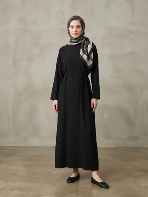 Foremia Çilek Elbise-Siyah -