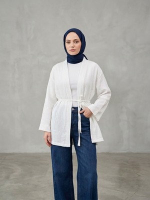 Miostil Müslin Hırka-Ekru