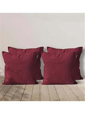 Goccia Home 4'lü Kırlent Kılıfı Dekoratif Bohem Soft Koltuk Sırt Hediyelik Punch Yapılabilir Çok Renkli