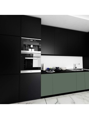 Livelynine 40 cm x 10 M Siyah Duvar Kağıdı Kendinden Yapışkanlı Vinil Sargı Yapışkan Arka P