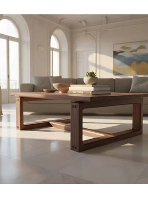 Kumsal Concept Ginza Orta Sehpa Masif Ağaç 120 x 80