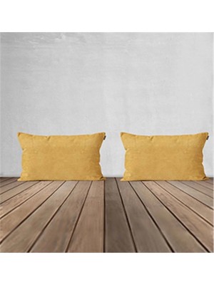 Goccia Home 2'li Kırlent Kılıfı Dekoratif Bohem Soft Koltuk Sırt Hediyelik Punch Yapılabilir Çok Renkli