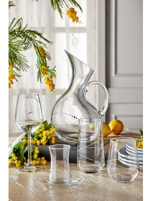 Decostyle Cam Bardak Seti Elegance 61 Parça 12 Kişilik