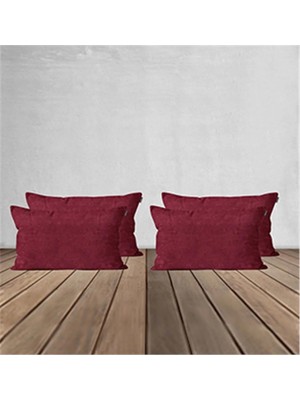 Goccia Home 4'lü Kırlent Kılıfı Dekoratif Bohem Soft Koltuk Sırt Hediyelik Punch Yapılabilir Çok Renkli