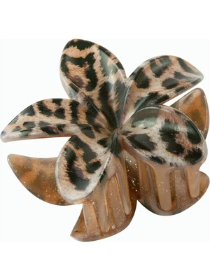 Eco Lounge Leopar Desenli Lotus Mandal Toka 8 cm