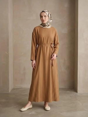 Foremia Çilek Elbise-Taba -